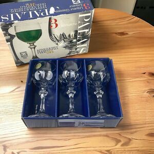 Zwiesel Glas Germany Clear Vintage 3 Piece Echt Bleikristall Liquor Glass